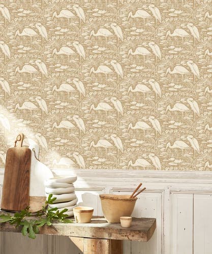 Casadeco - Euphrate Beige Raphia Babylone Cad