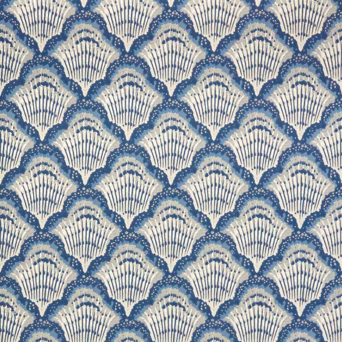 Carma - Calico Shell cobalt V&A Decorative Papers 2