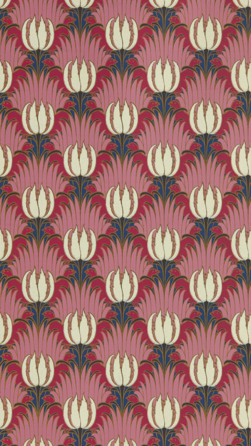 Morris & Co - Tulip & Bird Amaranth & B Bedford Park Wallpapers