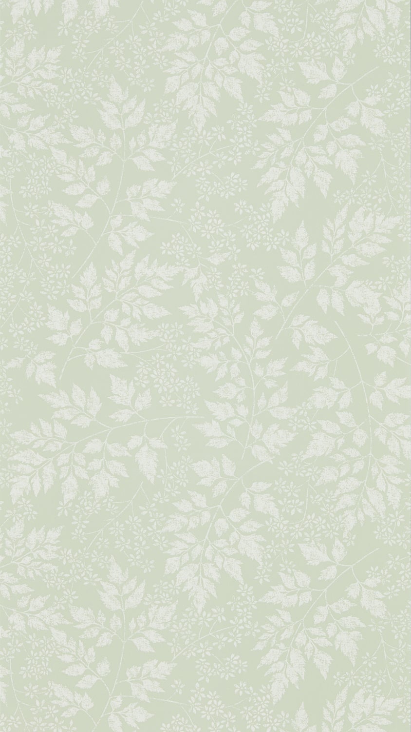 Sanderson - Spring Leaves Celadon Country Woodland Wallcove