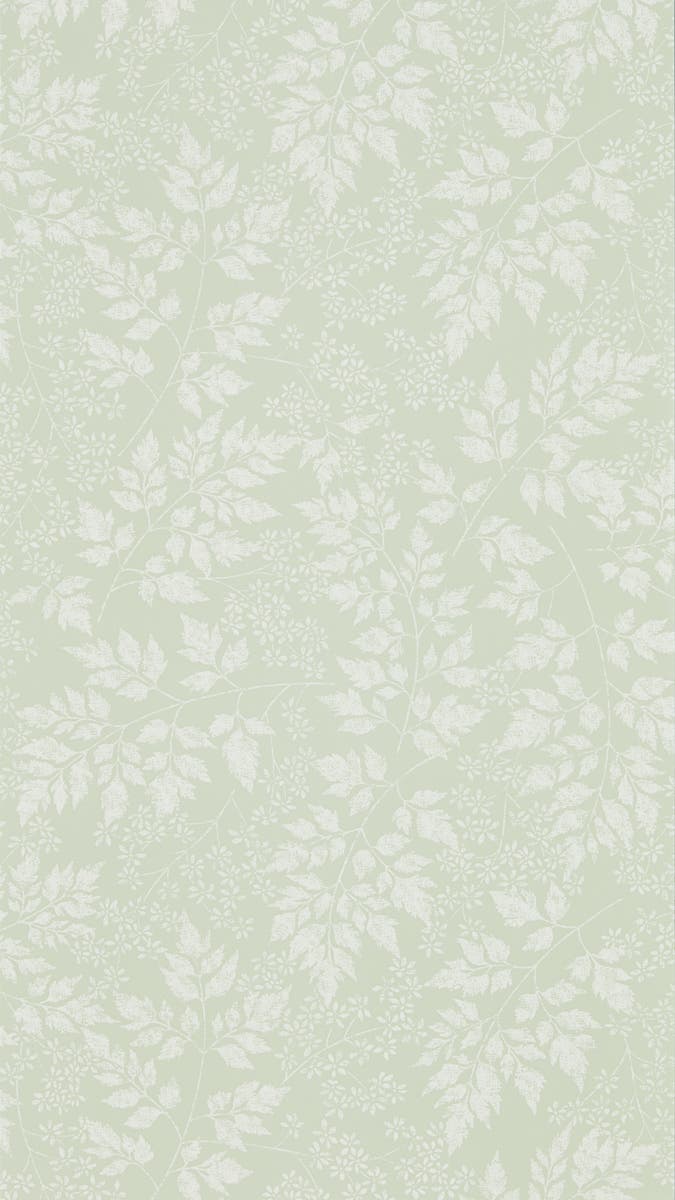 Sanderson - Spring Leaves Celadon Country Woodland Wallcove