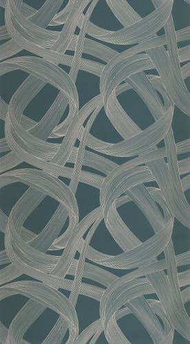 Casadeco - Shimmy Bleu Petrole / Gri Annees Folles