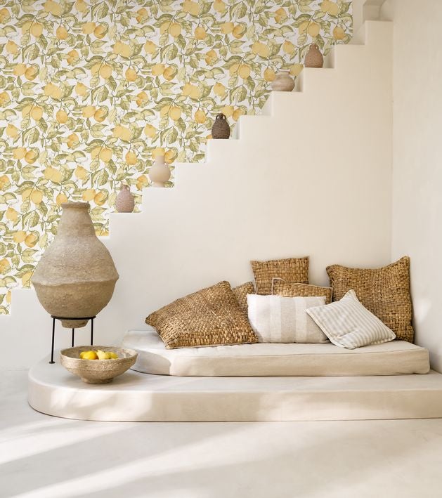 Casadeco - Lemon Tree Jaune Citron / Soliflore