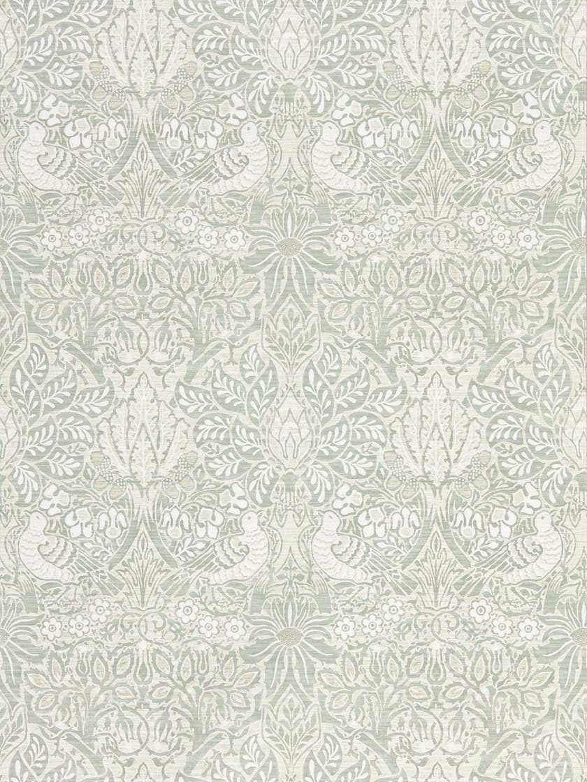 Morris & Co - Pure Dove & Rose Grey Blu Pure Morris North Wallpap