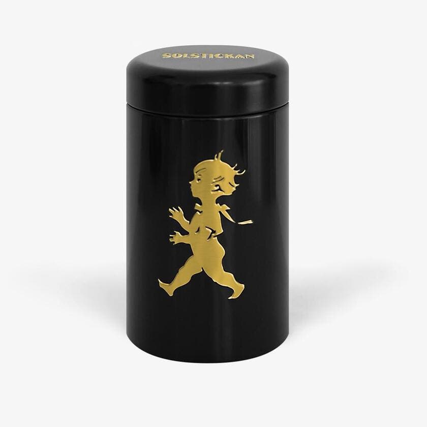 Rör tändstickor, Svart/Guld (ca 100 stickor)