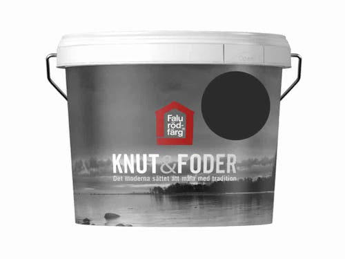 Falu Rödfärg Knut & Foder - Svart 3L