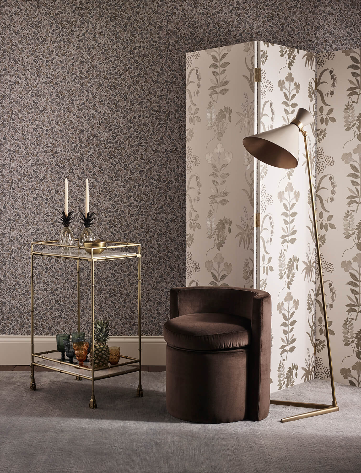 Liberty - Wiltshire Blossom Pewter Gold
