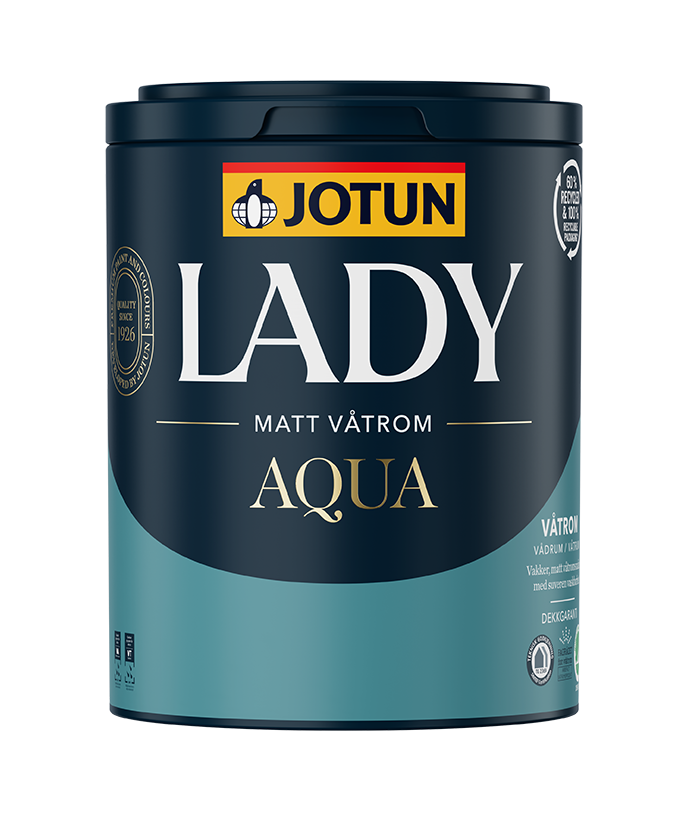 Lady Aqua Matt 0,68L Vit