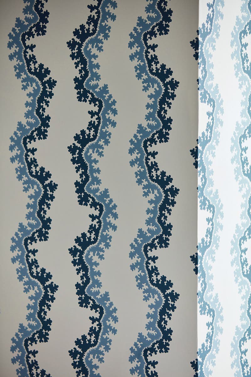 Sanderson - Oxbow Indigo Arboretum Wallpapers