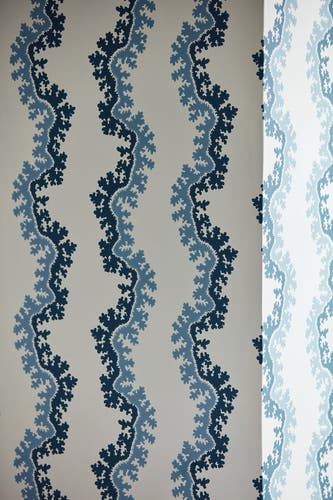 Sanderson - Oxbow Indigo Arboretum Wallpapers