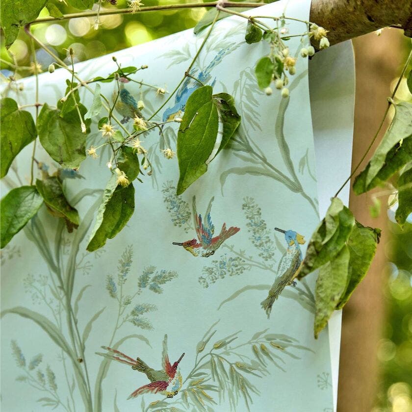 Tuileries Sage/Multi Country Woodland Wallcove