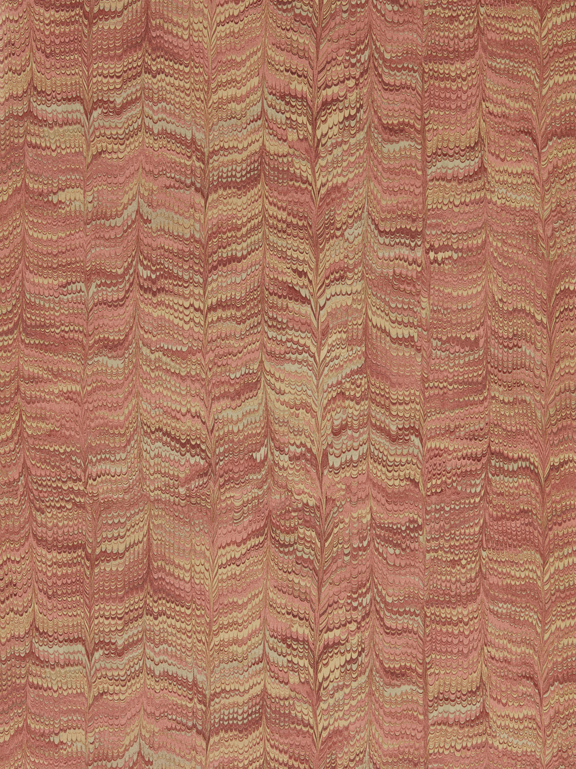 Zoffany - Jaipur Plain Venetian Red Endpapers Wallcoverings