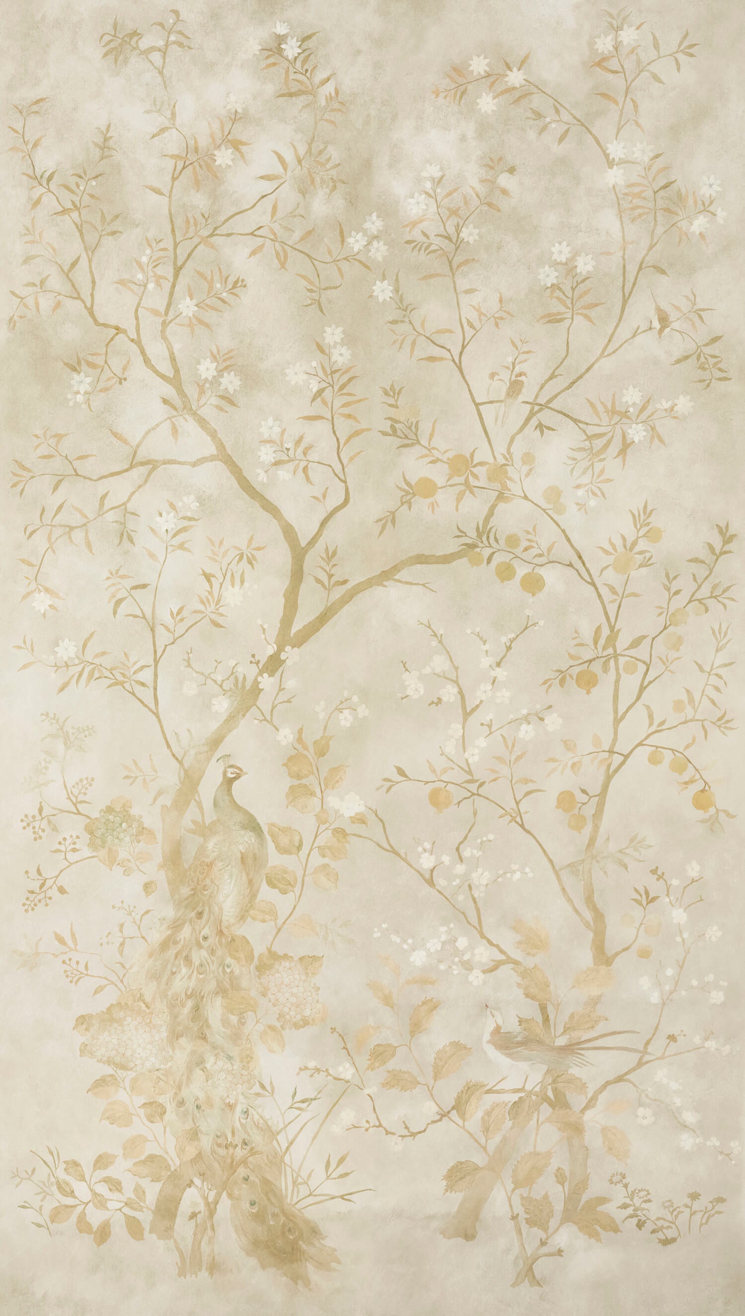 Zoffany - Rotherby Old Gold Kensington Walk Wallpaper