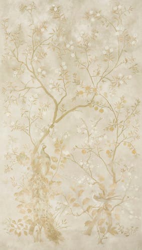 Zoffany - Rotherby Old Gold Kensington Walk Wallpaper