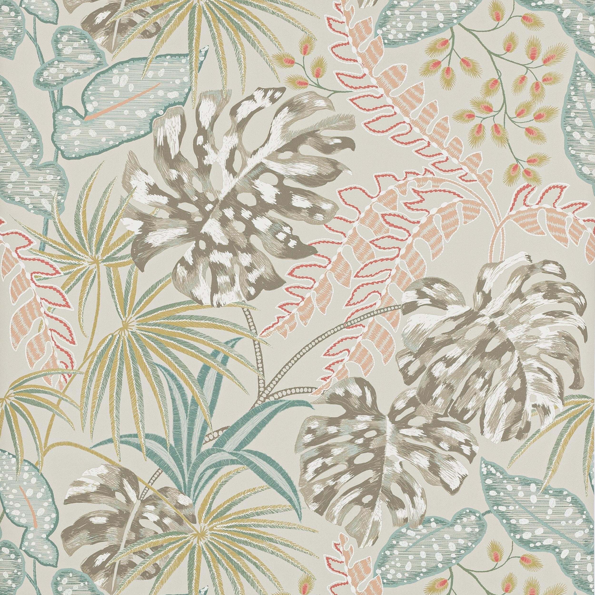 Jane Churchill - Rousseau Taupe/Pink