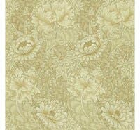 Chrysanthemum Ivory/Canva Morris and Friends Wallpa