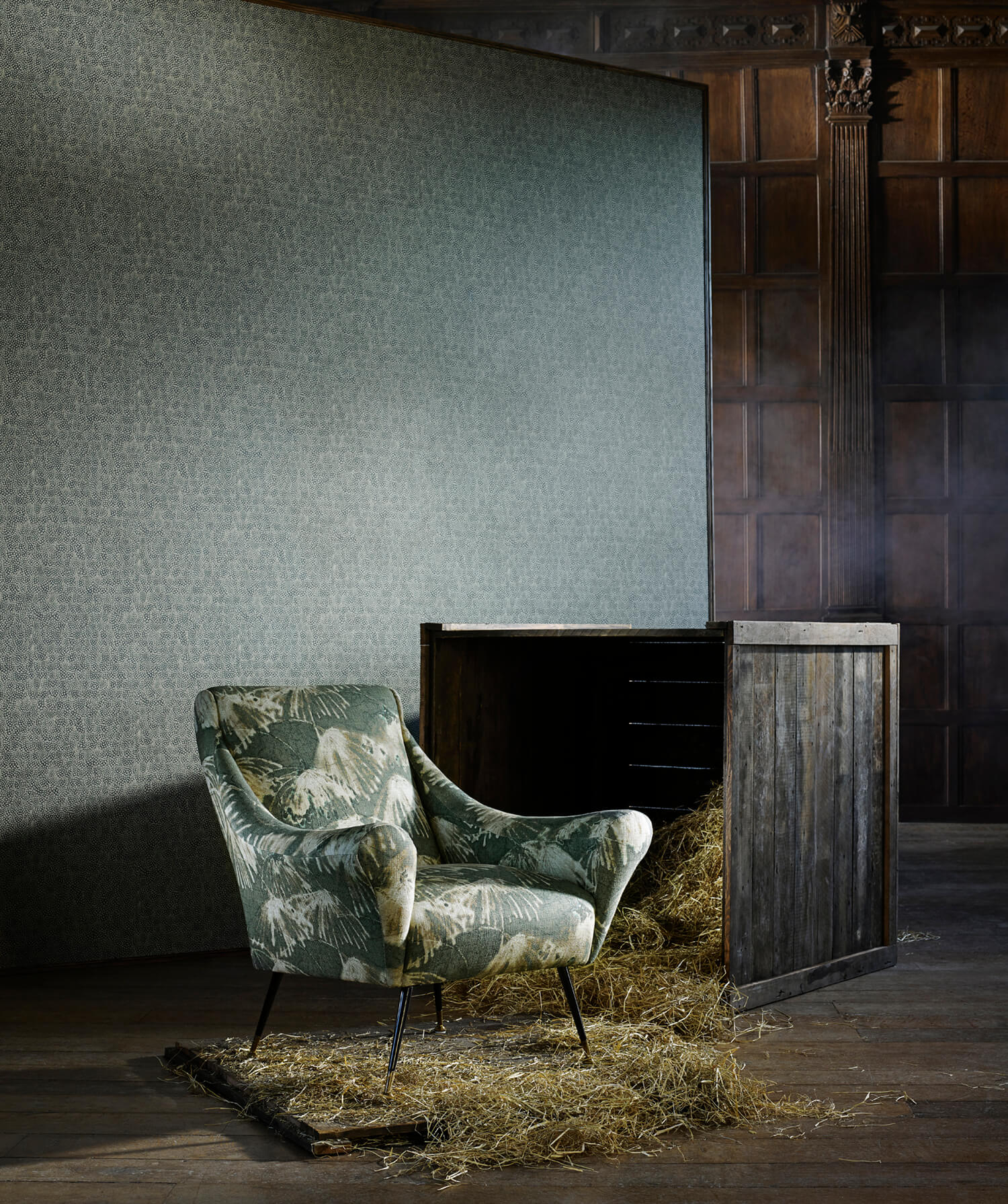 Zoffany - Guinea Blue Stone Kempshott Wallcoverings