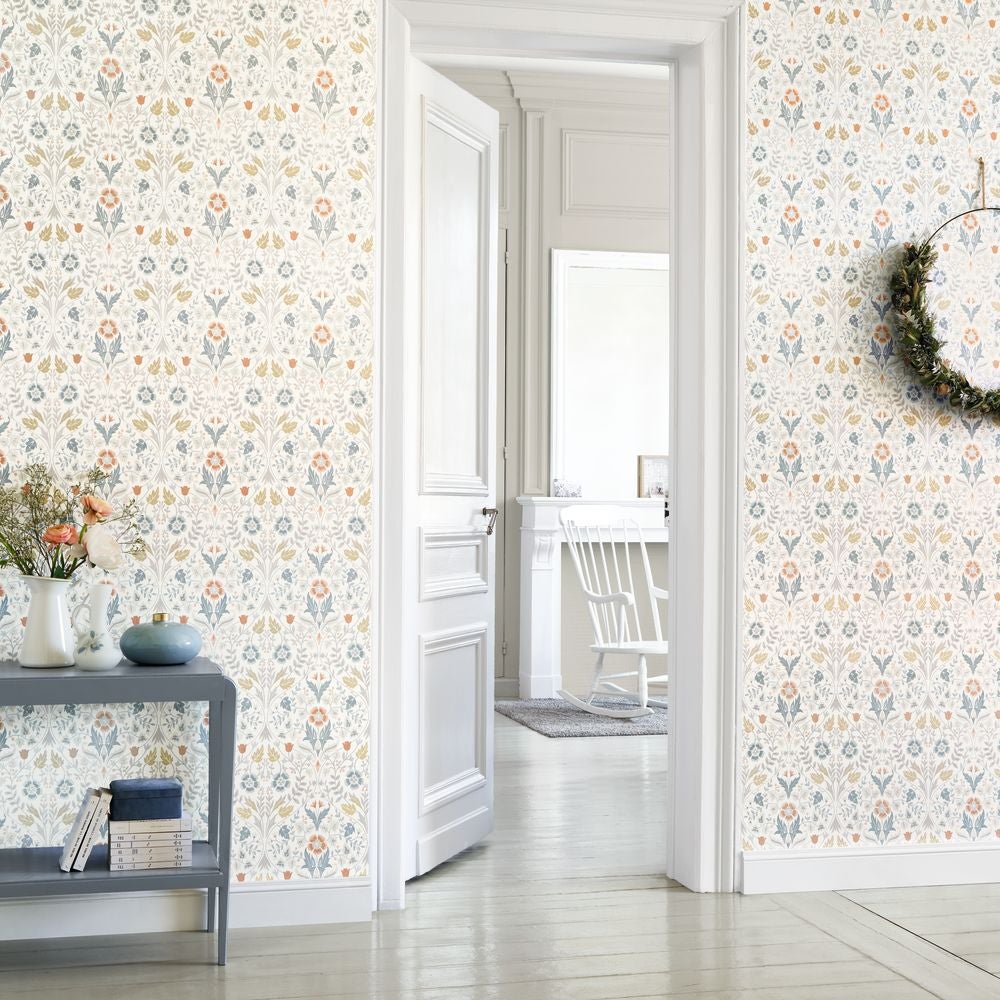 Casadeco - Archibald Bleu Givre Arts & Crafts