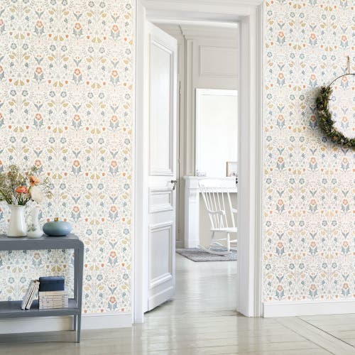 Casadeco - Archibald Bleu Givre Arts & Crafts