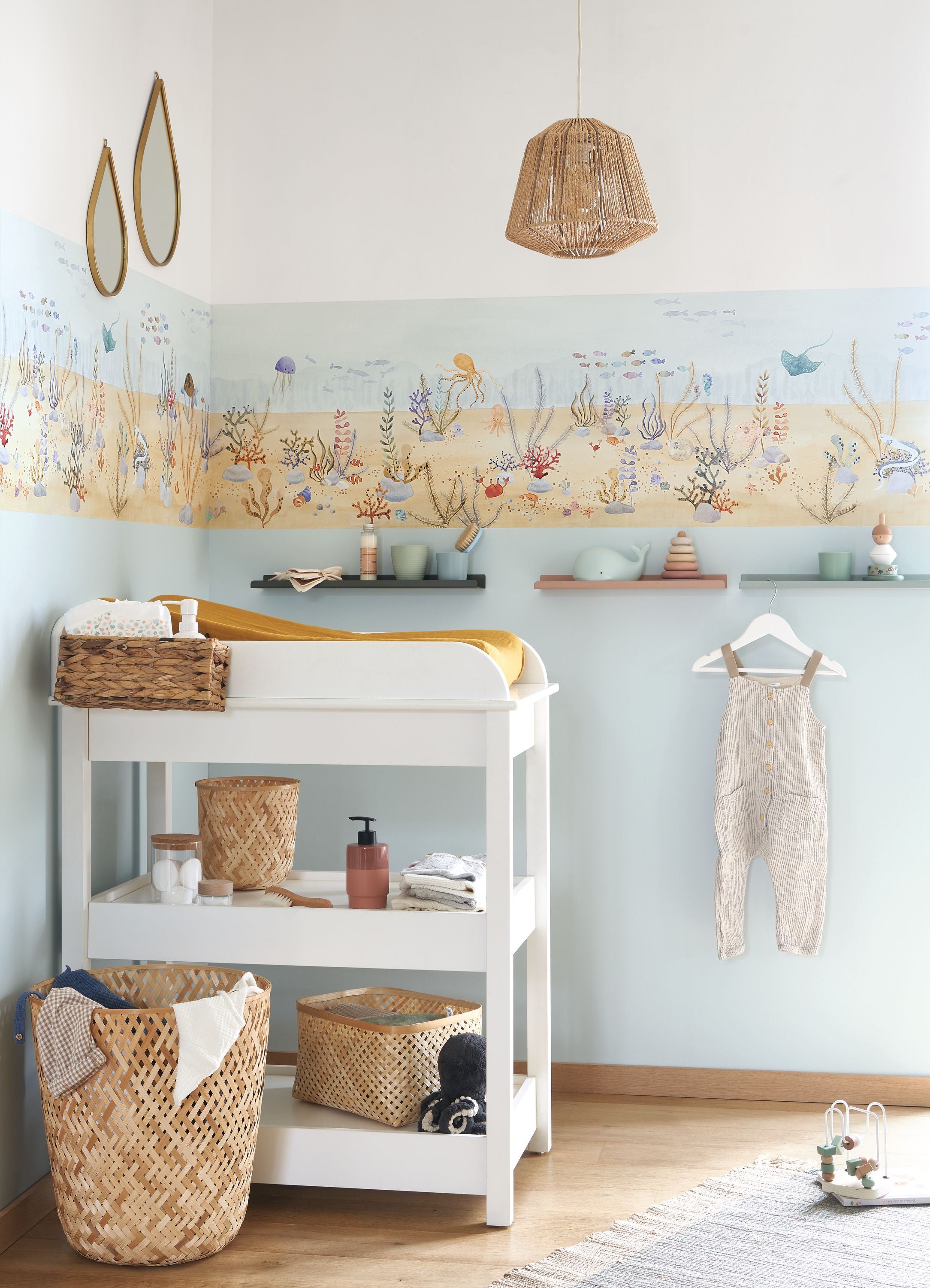 Casadeco - My Little World Uni Bleu Once Upon A Time 2