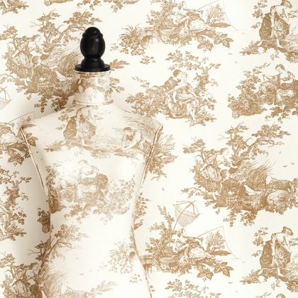 Casadeco - Scene D'Été Camel Les Belles Toiles De Jouy