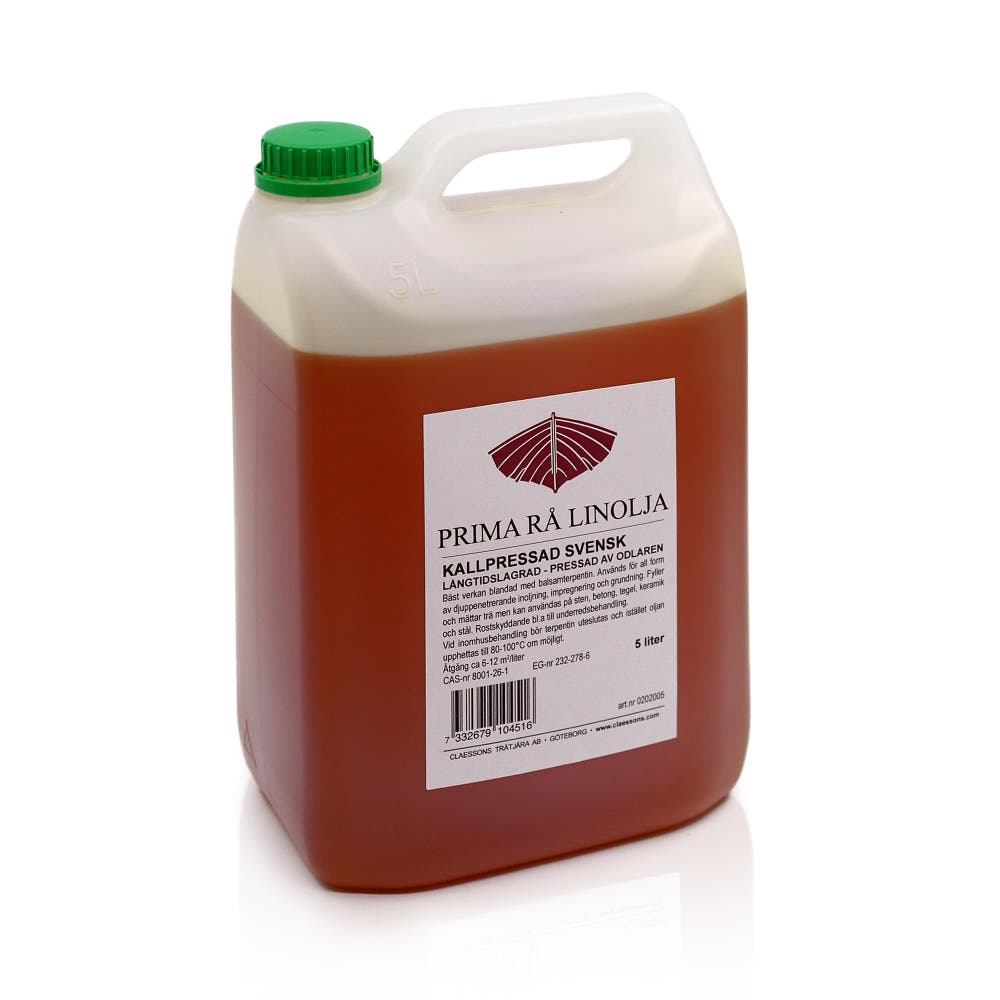 Rå Kallpressad Linolja 5L