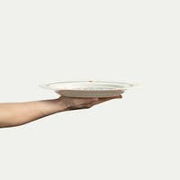 Flowers Tallrik Water Lilies 28 cm Vit