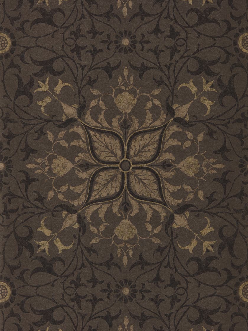 Pure Net Ceiling Charcoal Morris Pure Wallpapers