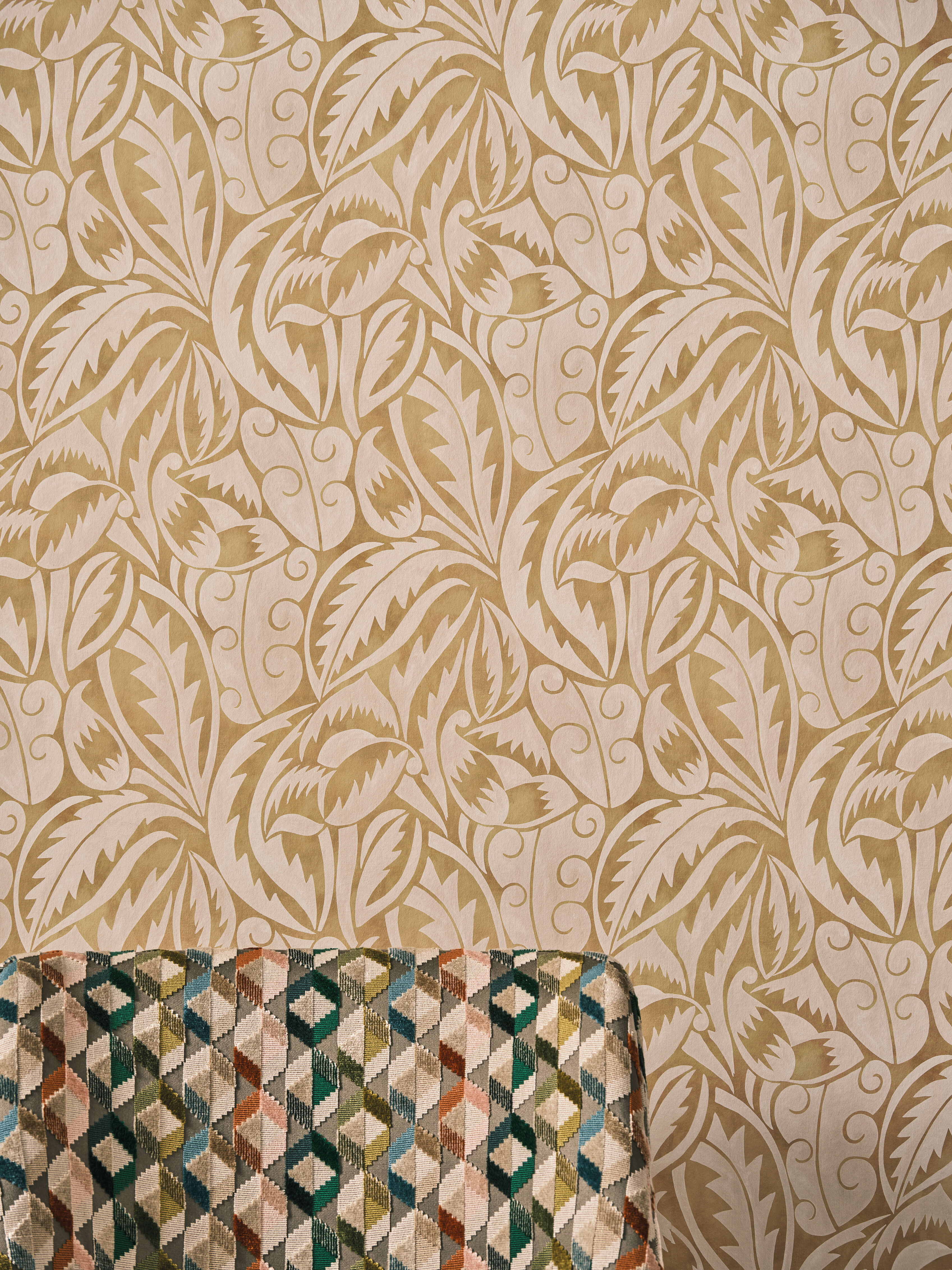Osborne & Little - Dufy Leaf  Ochre