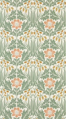 Morris & Co - Woodbell & Anemone Rose Sage