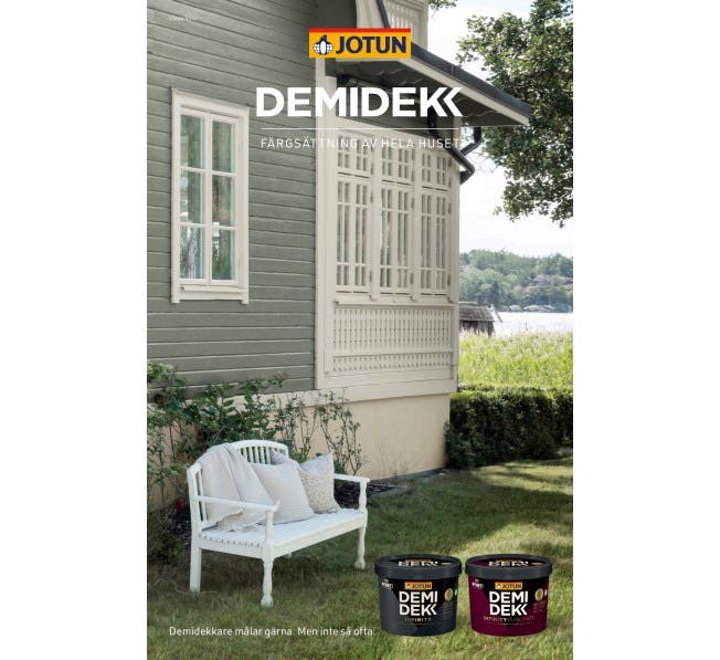 Demidekk Färgsättning av hela huset (2023)