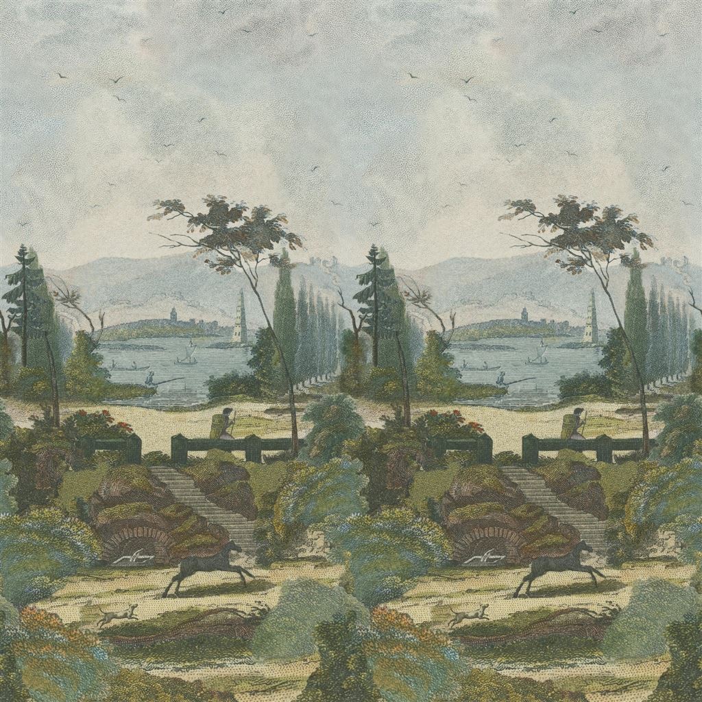 Pastoral Scene 2 - Panel Scenes And Murals II