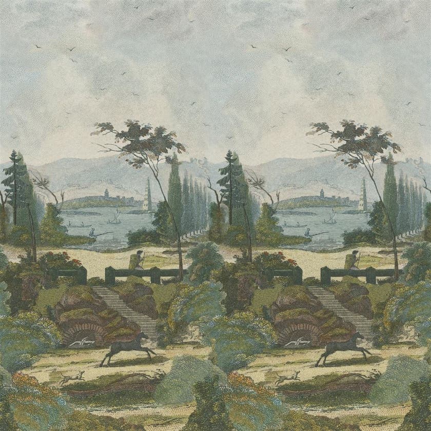 Pastoral Scene 2 - Panel Scenes And Murals II