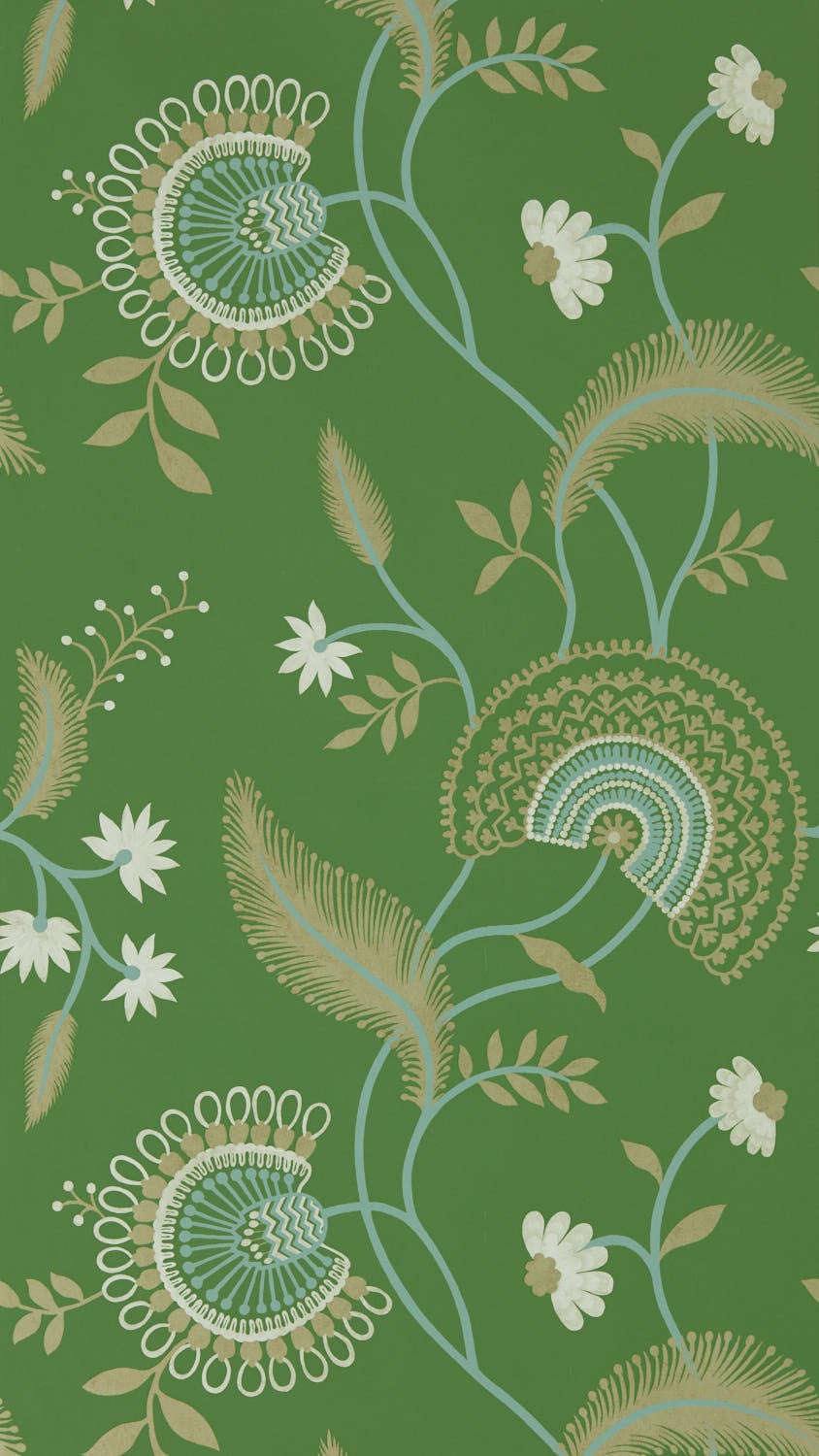 Sanderson - Hakimi Emerald Caspian Wallpapers