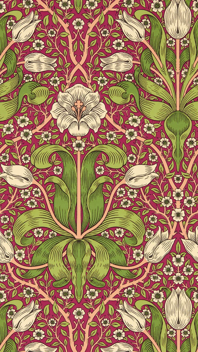 Spring Thicket Maraschino Bedford Park Wallpapers