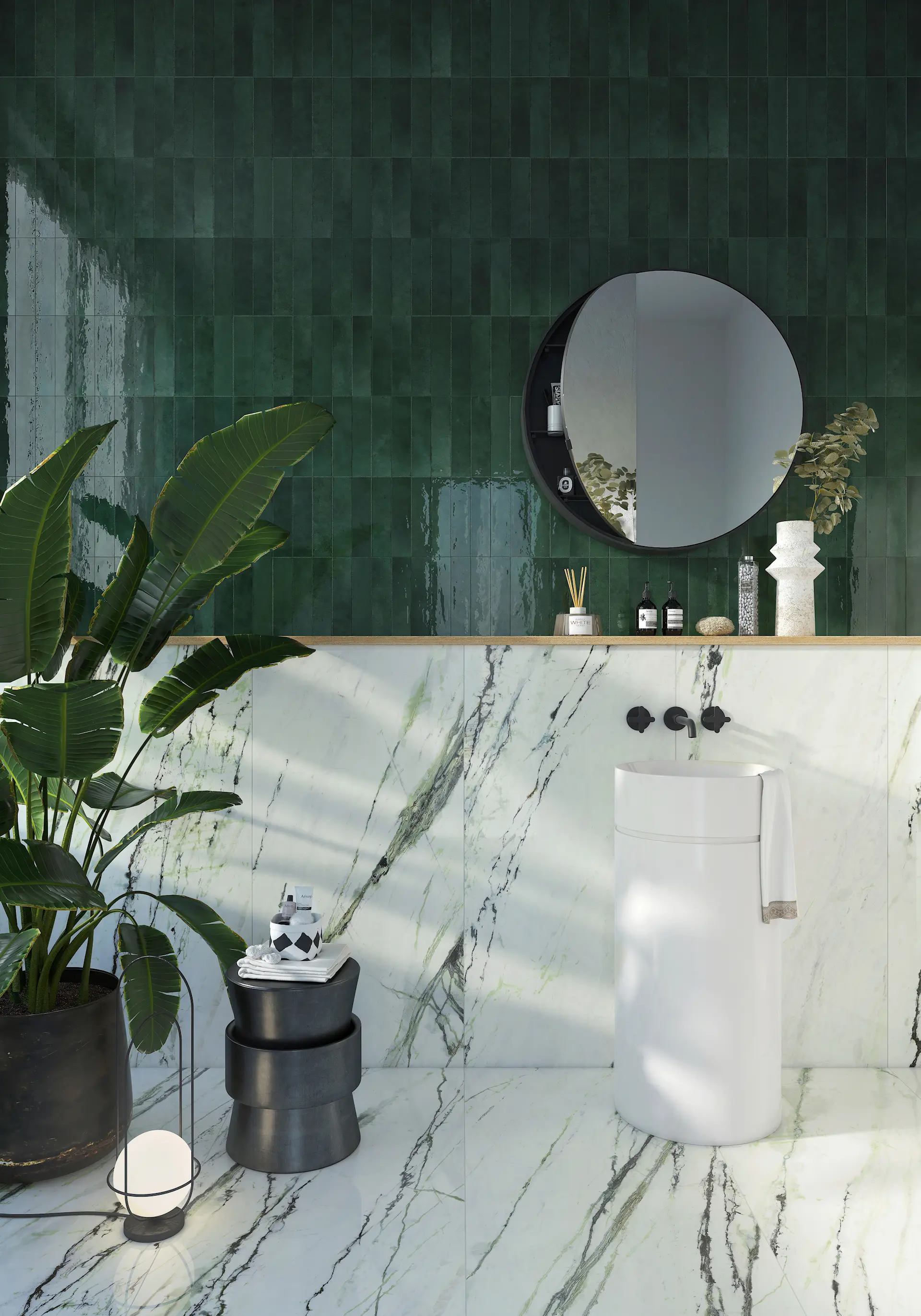 Verde Verde Calacatta Green polerad 60x120 sågad