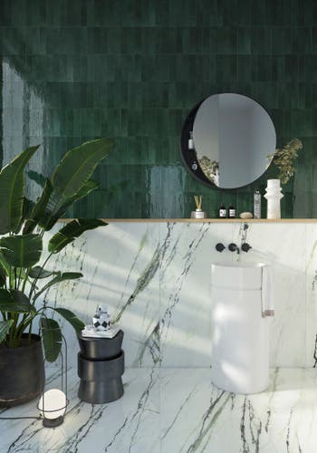 Verde Verde Calacatta Green polerad 60x120 sågad