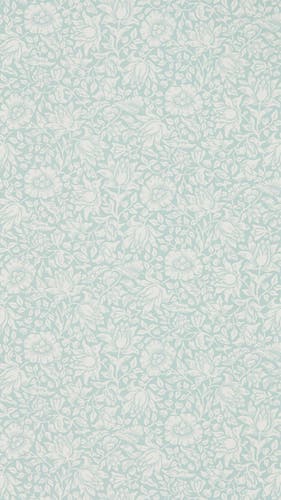 Morris & Co - Mallow Chalk Duck Egg Melsetter Wallpapers