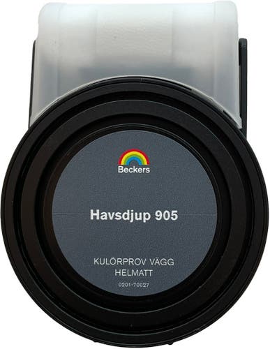 Beckers Kulörprov Helmatt 55ml Havsdjup 905 0,055 L Havsdjup 905