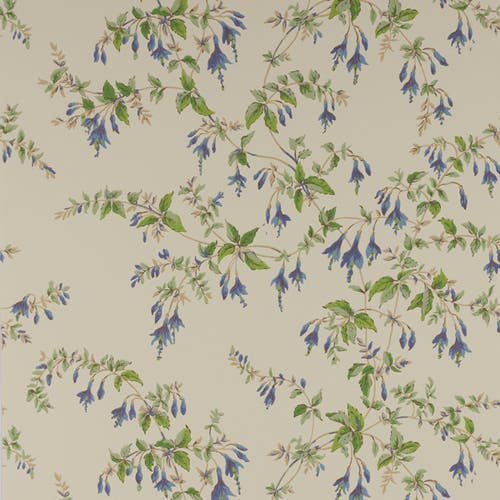 Colefax and Fowler - Fuchsia Blue/Leaf