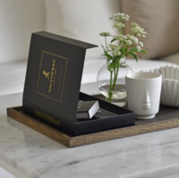 Brandfilt Mattsvart/Guld