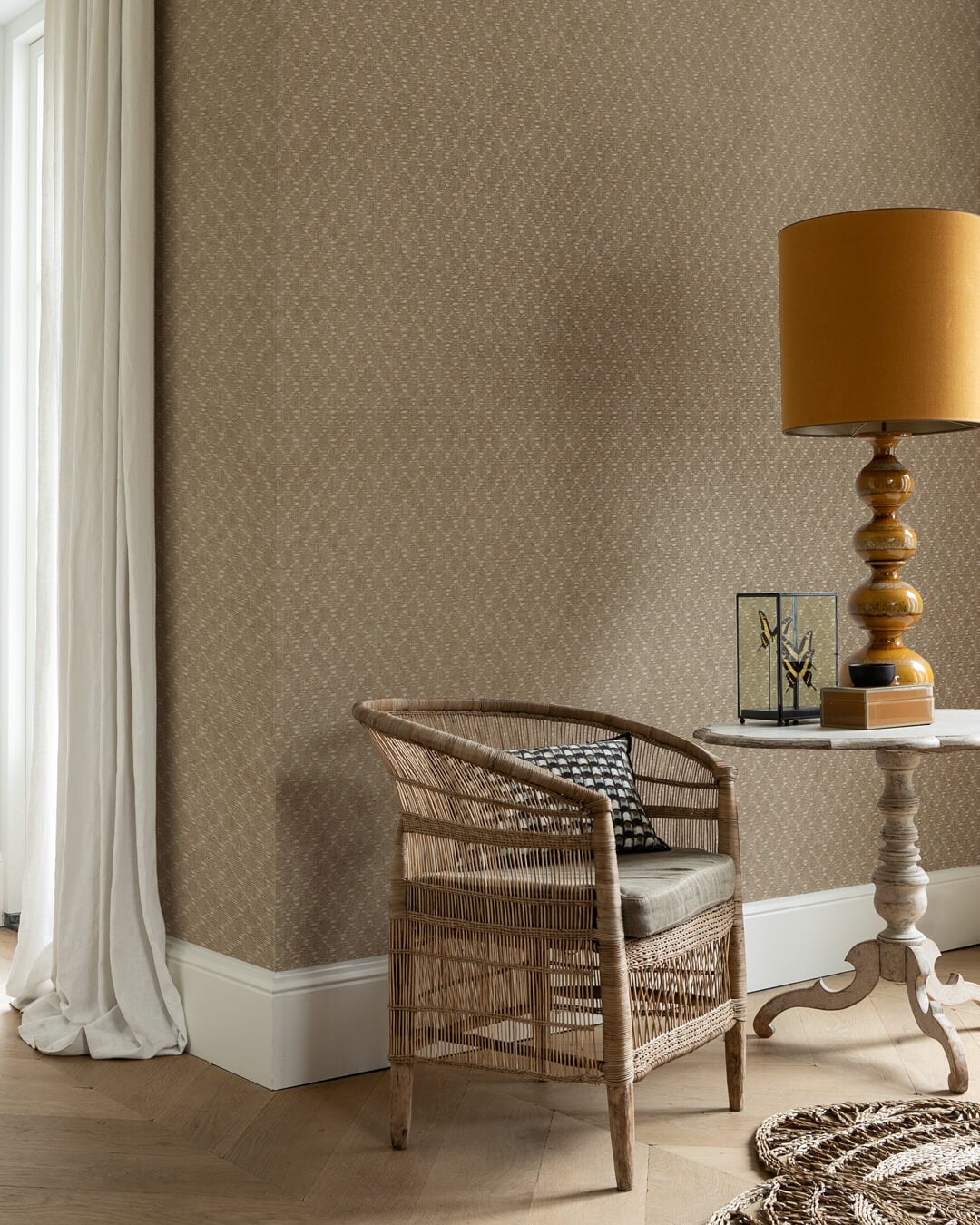 Midbec Tapeter - Ikat Textile