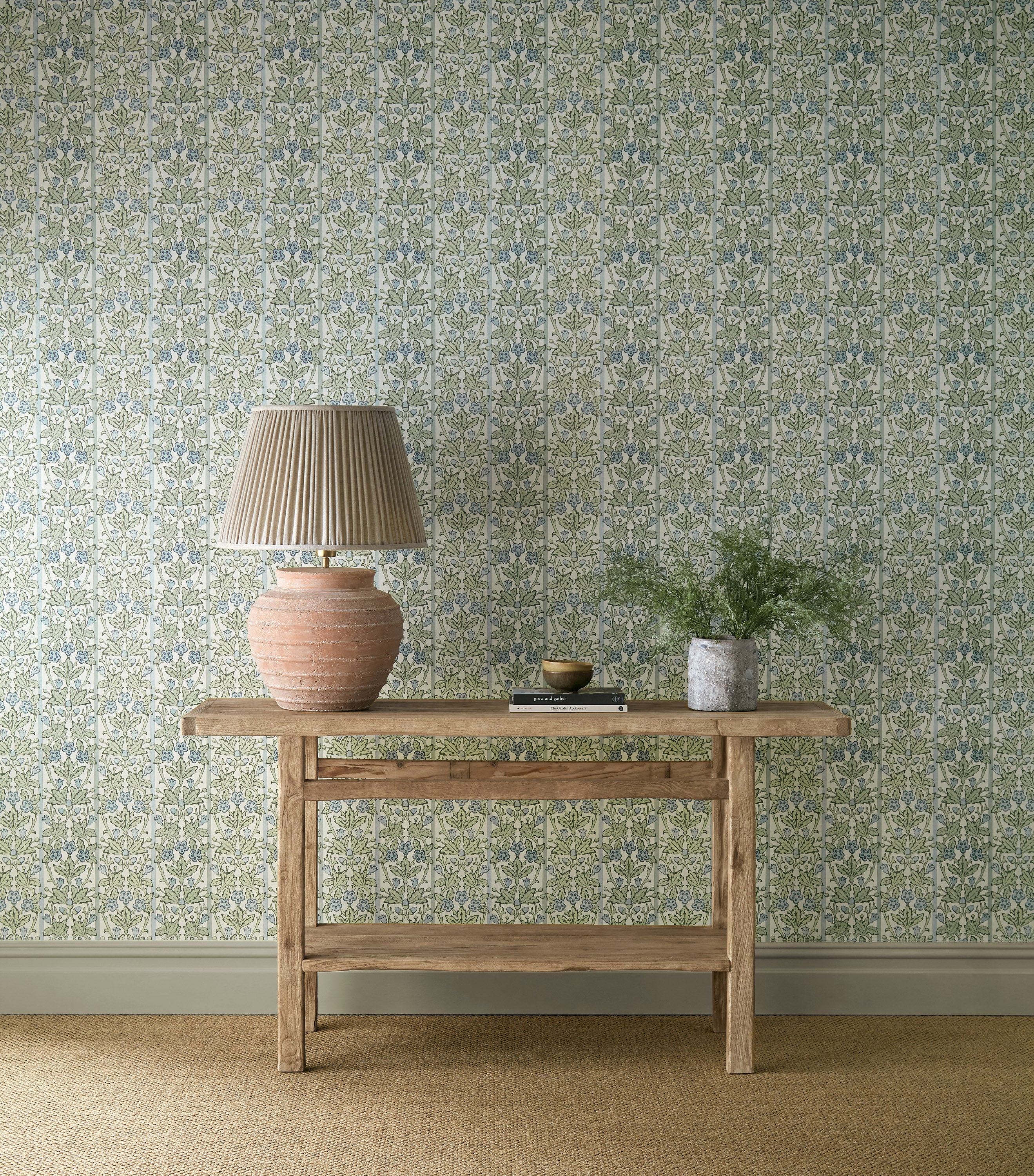 Morris & Co - Oak & Blossom Thyme Woad
