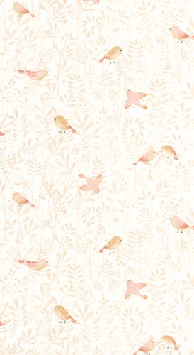 Casadeco - Flying Bird Rose Nude Once Upon A Time