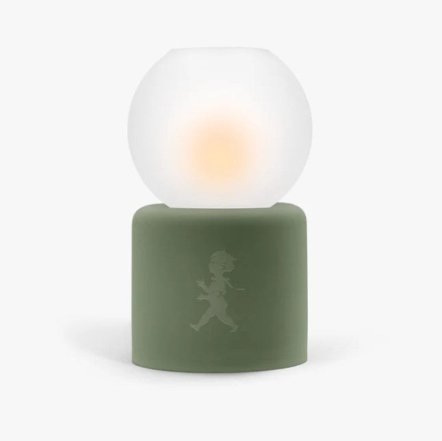 Värmeljuslykta Globe Grön