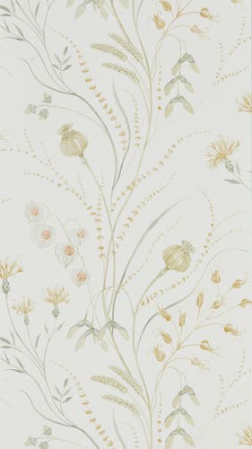 Sanderson - Summer Harvest Silver Cor Embleton Bay Wallpapers