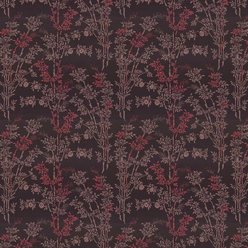 Lim & Handtryck - Bambu - Svart/Röd x124-20
