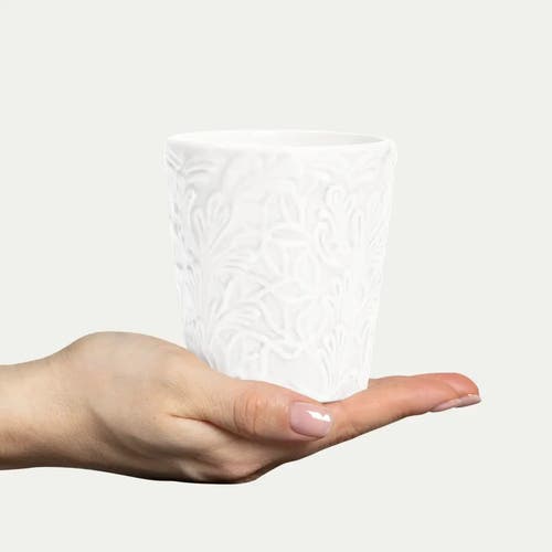 Lace Mugg 30 cl Vit