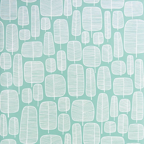 Midbec Tapeter - Little Trees Aquamar