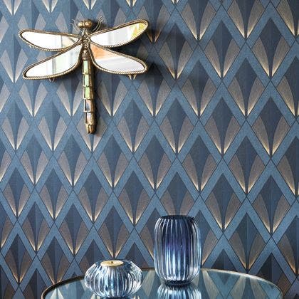 Casadeco - Chrysler Bleu Orage Twenties